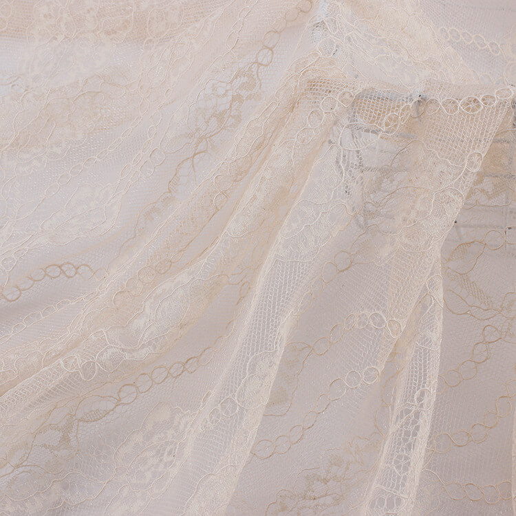 Lace Fabric Dress Cutwork Nylon for Women's Wear Wholesale Supplier 3